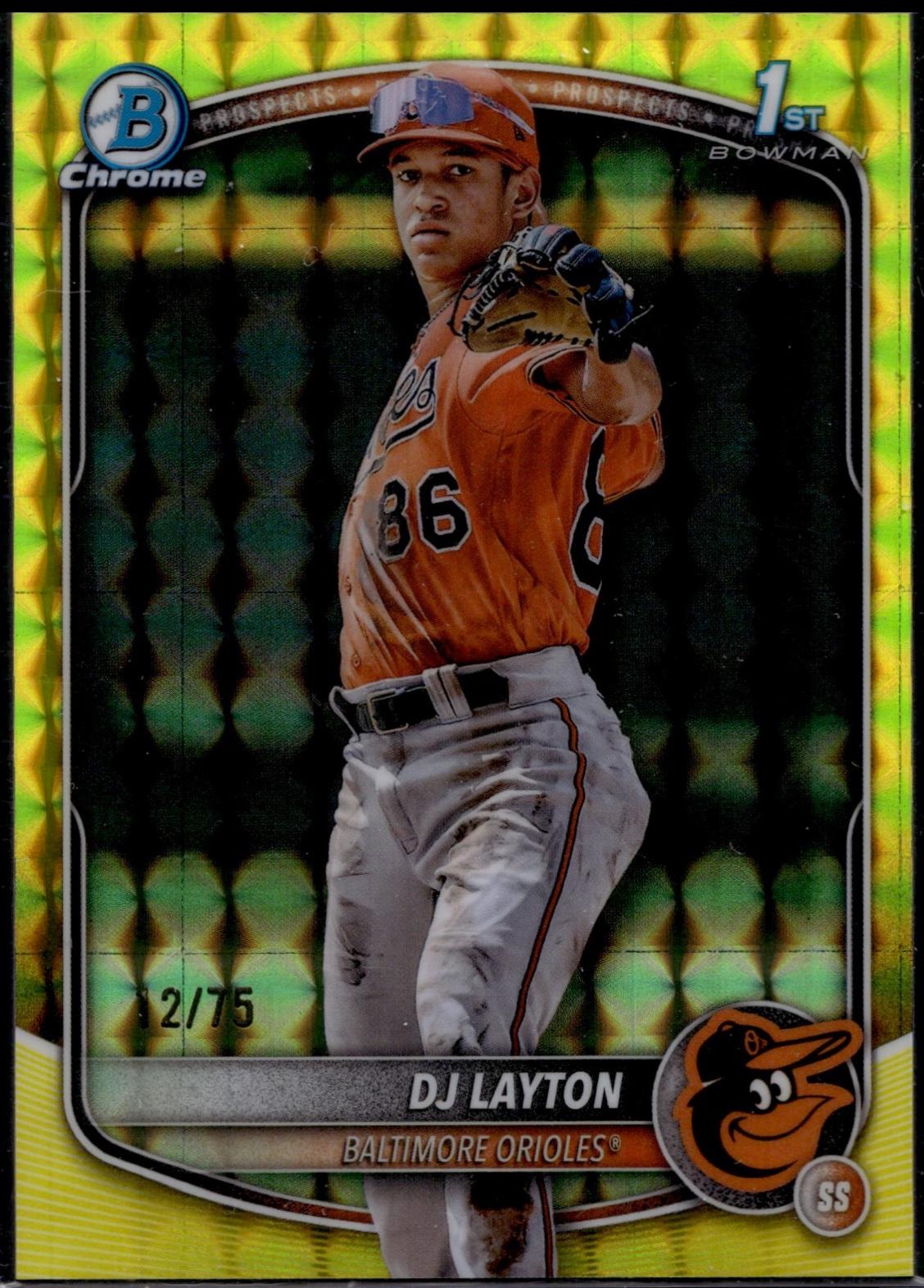 DJ Layton [Yellow Geometric Refractor] #BCP-252