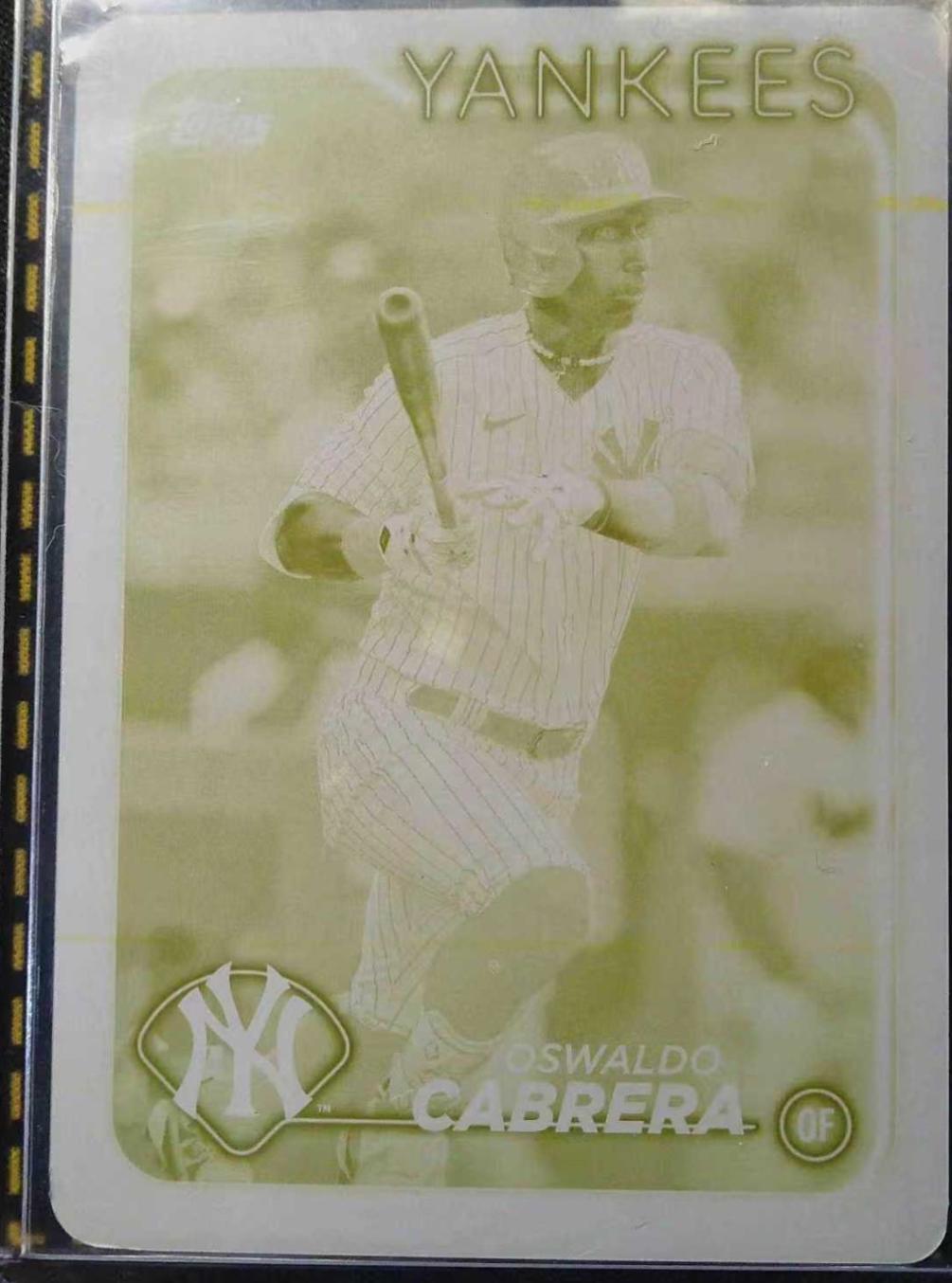 Oswaldo Cabrera [Printing Plate] #479