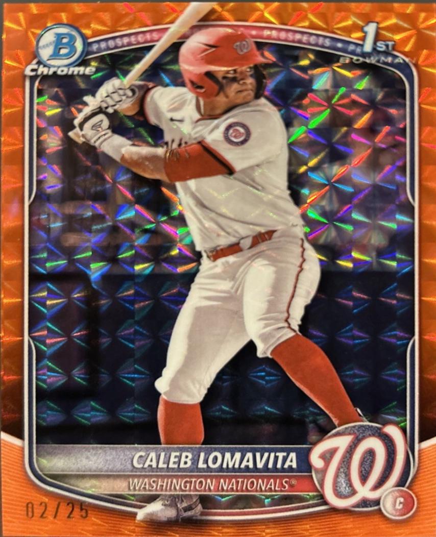 Caleb Lomavita [Orange Geometric] #BCP-120