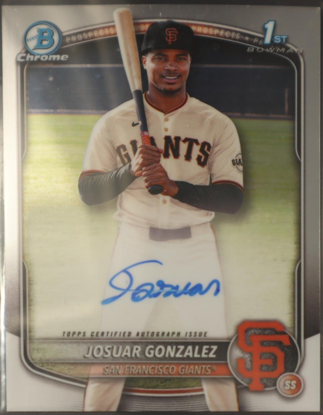 Josuar Gonzalez [Image Variation Autograph] #BCP-153