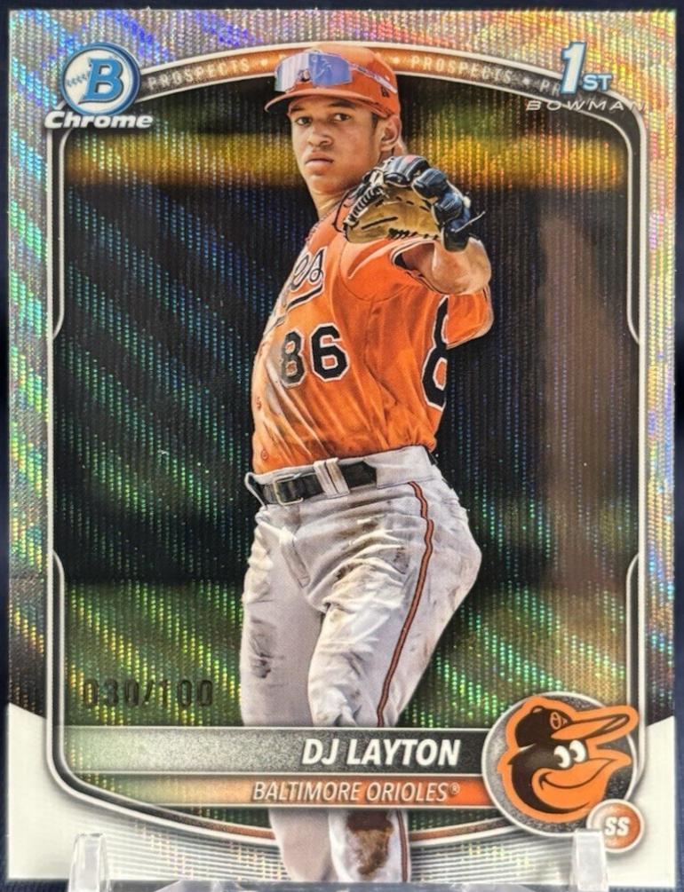 DJ Layton [Yellow Wave Refractor] #BCP-252
