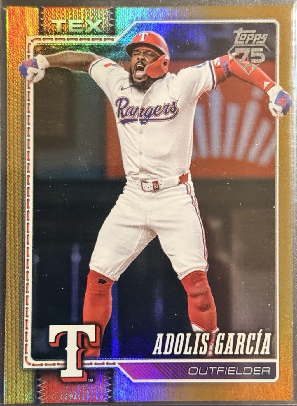 Adolis Garcia [Gold Sandglitter] #318