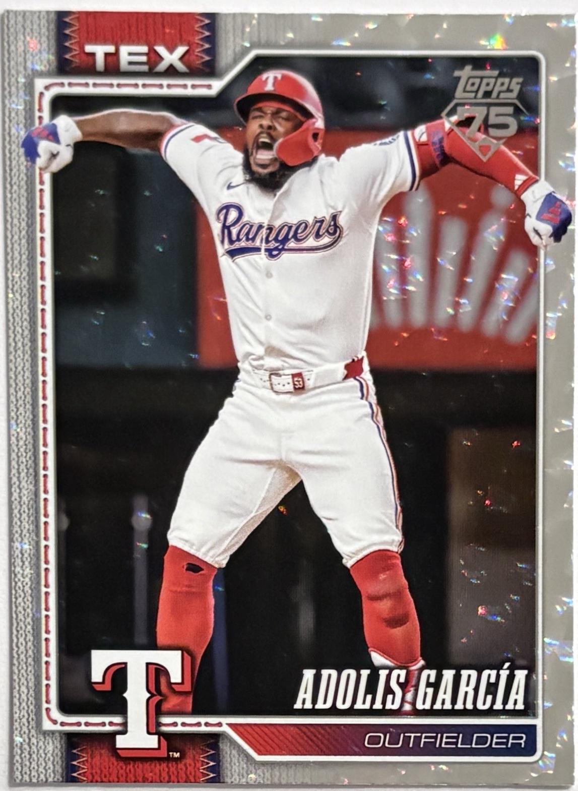 Adolis Garcia [Silver Crackleboard] #318