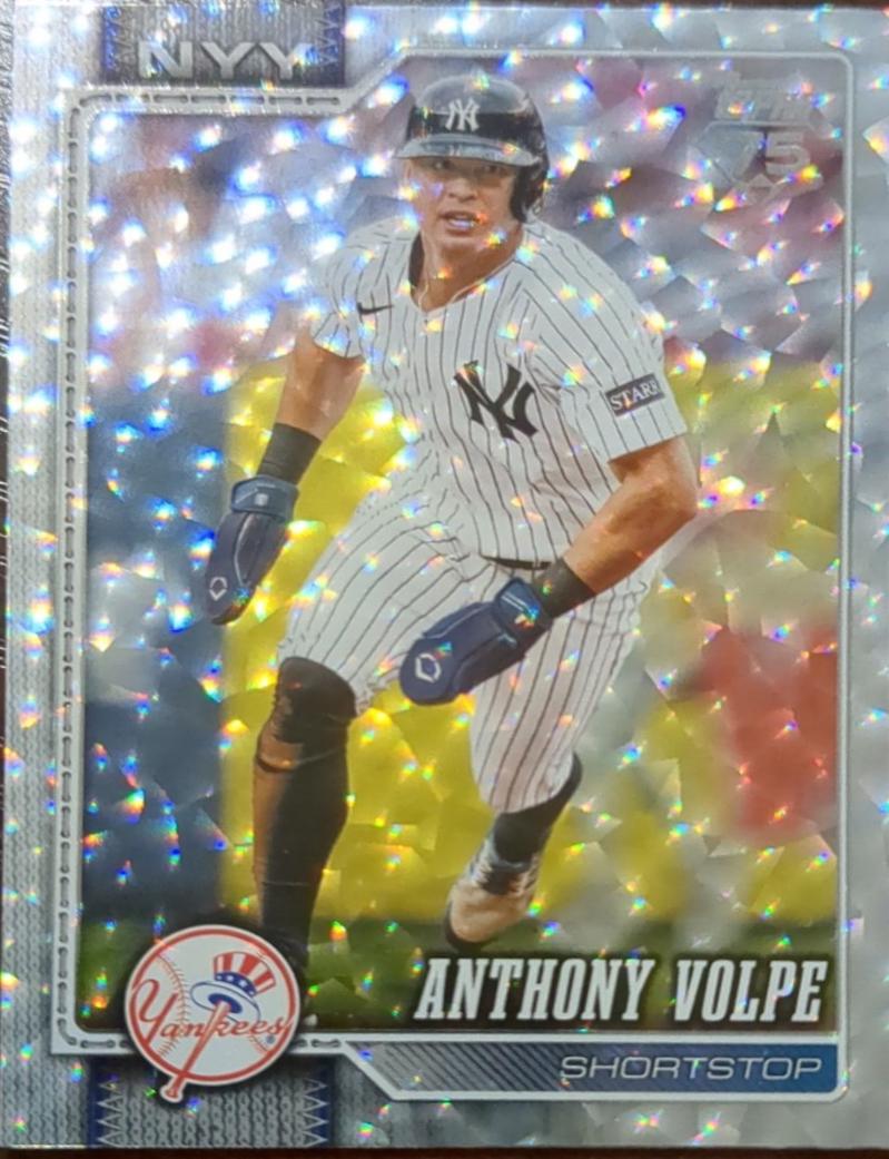 Anthony Volpe [Silver Crackleboard] #308