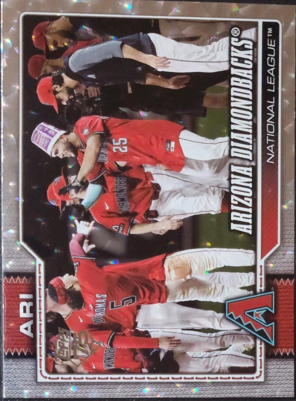 Arizona Diamondbacks [Silver Crackleboard Foil Board] #47