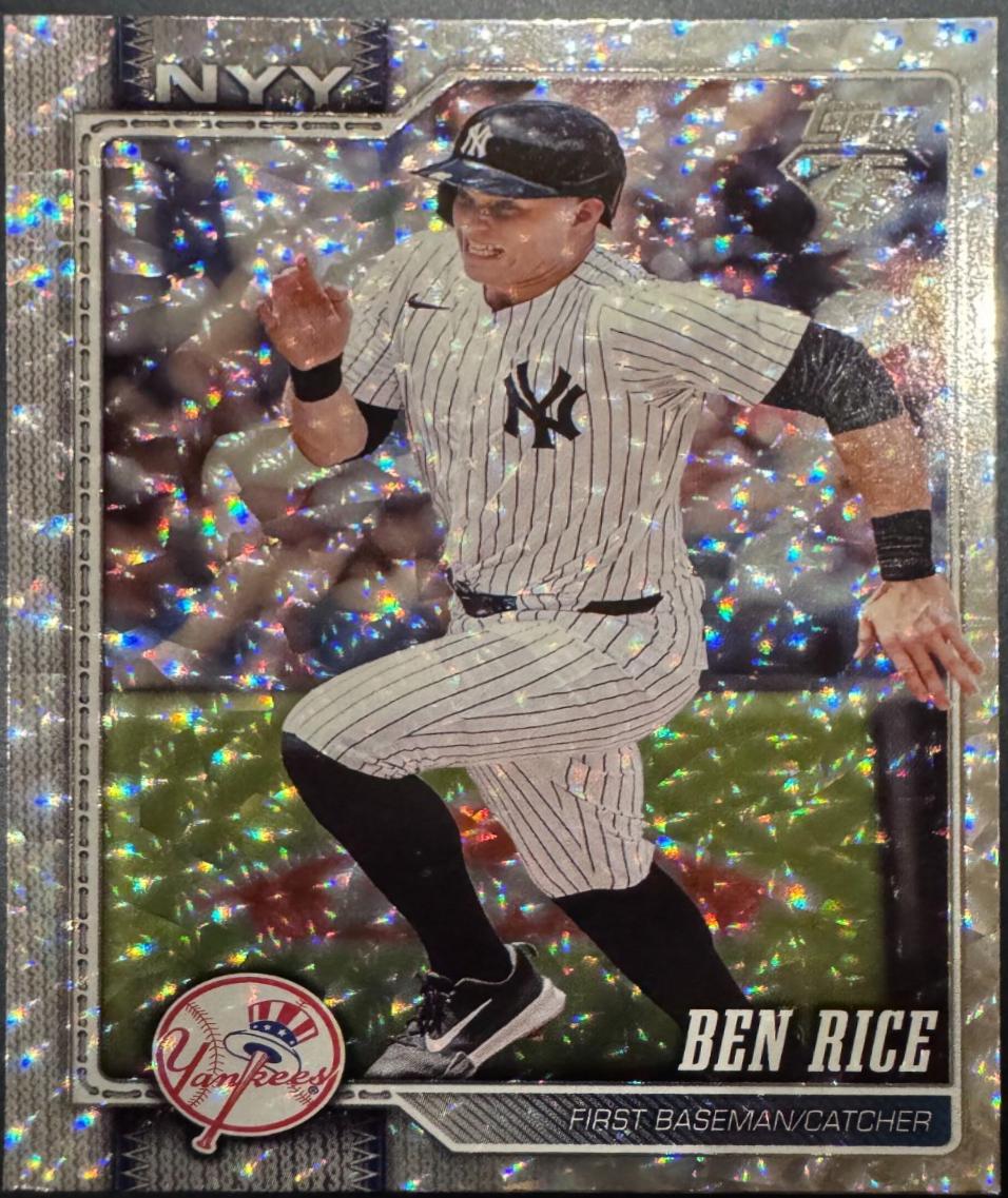 Ben Rice [Silver Crackleboard] #133