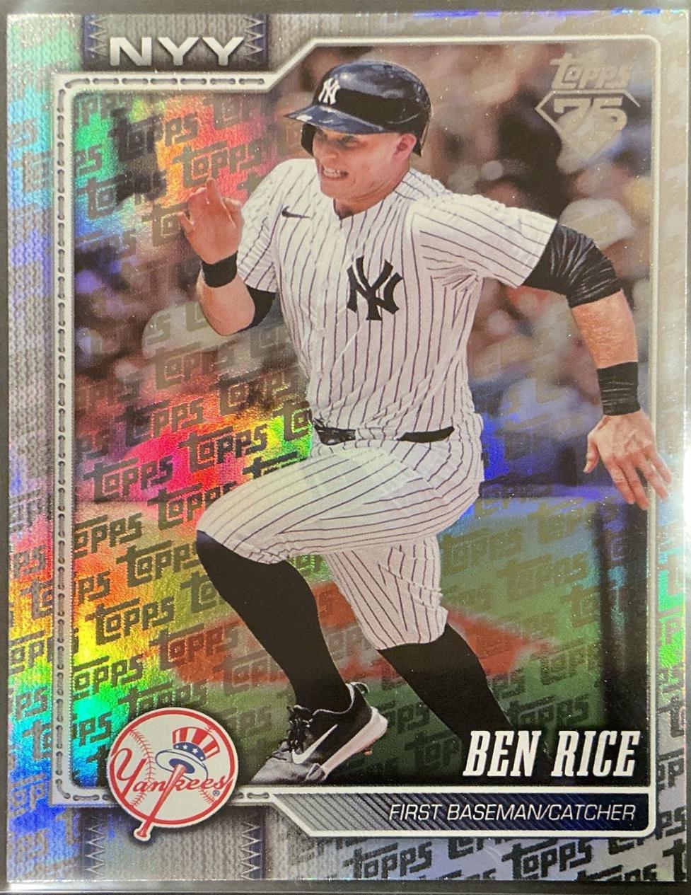Ben Rice [Topps Foil Pattern] #133