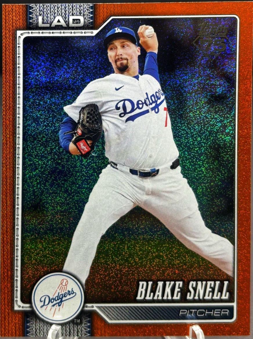 Blake Snell [Orange Sandglitter] #340