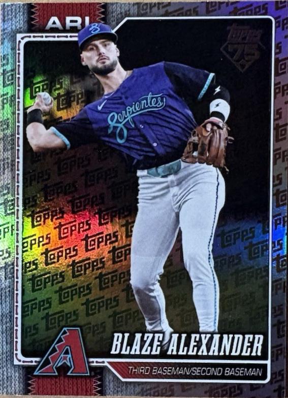 Blaze Alexander [Topps Foil Pattern] #6