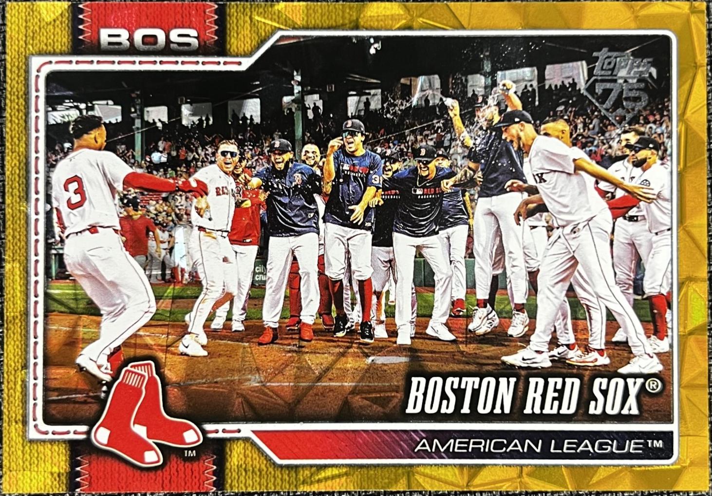 Boston Red Sox [Gold Diamante] #198