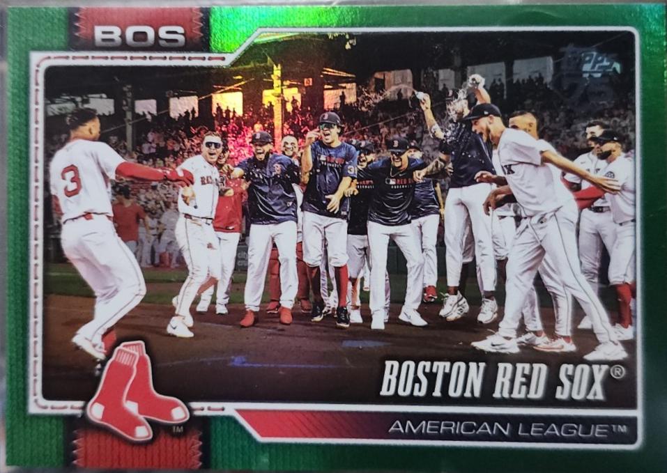 Boston Red Sox [Green Diamante] #198