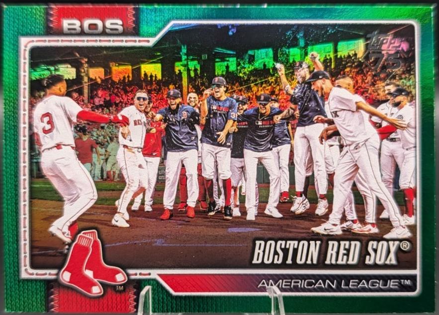 Boston Red Sox [Green Holo] #198