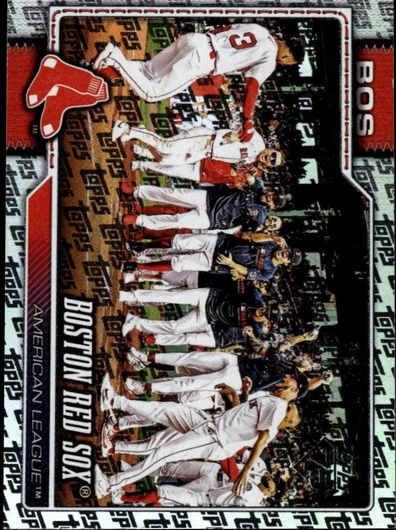 Boston Red Sox [Topps Foil Pattern] #198