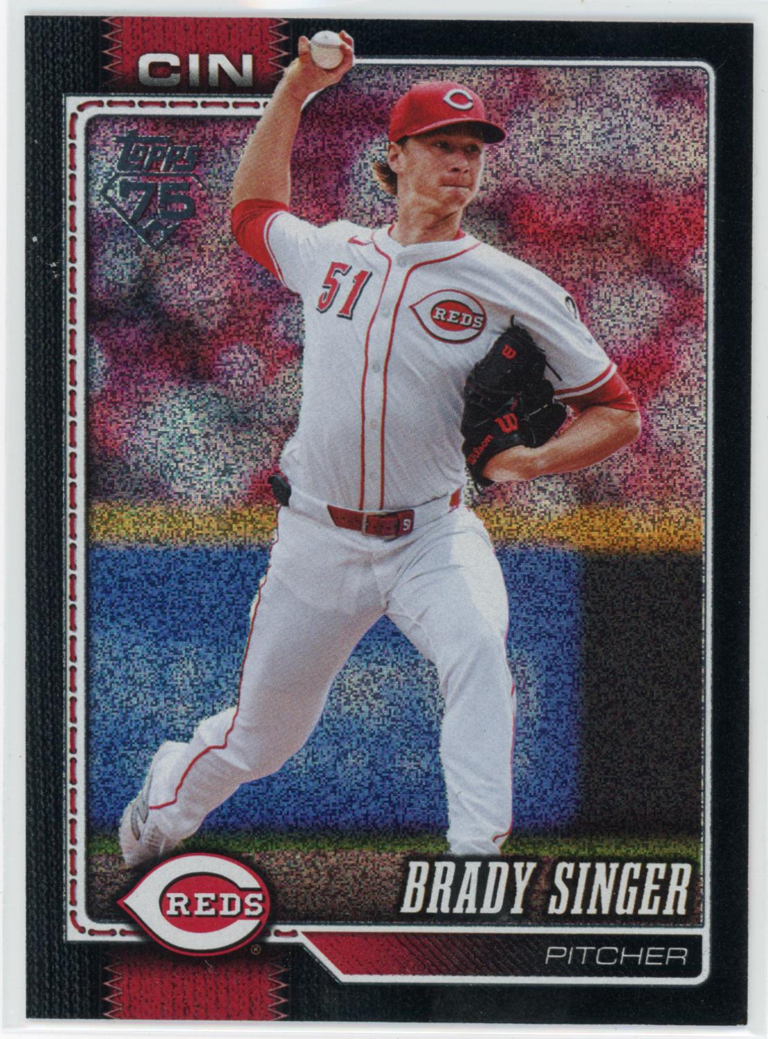 Brady Singer [Black Sandglitter] #282