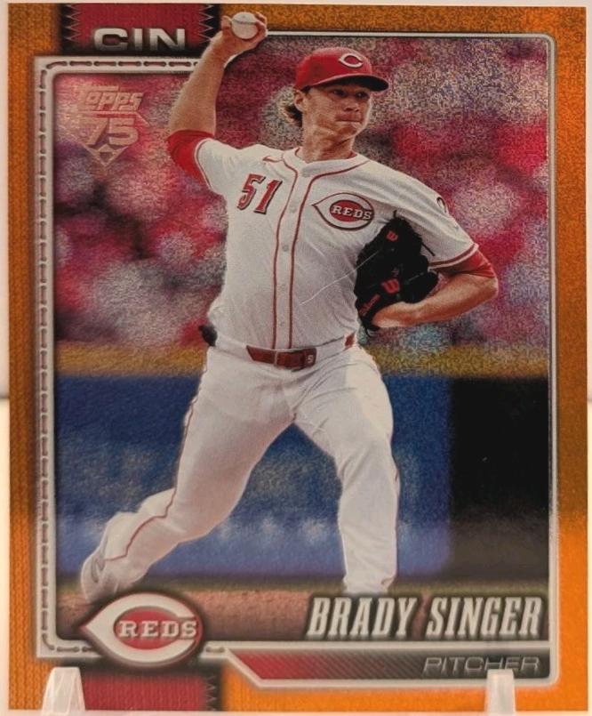 Brady Singer [Orange Sandglitter] #282
