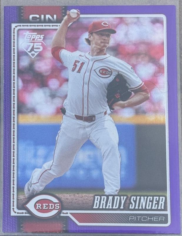 Brady Singer [Purple Rainbow] #282