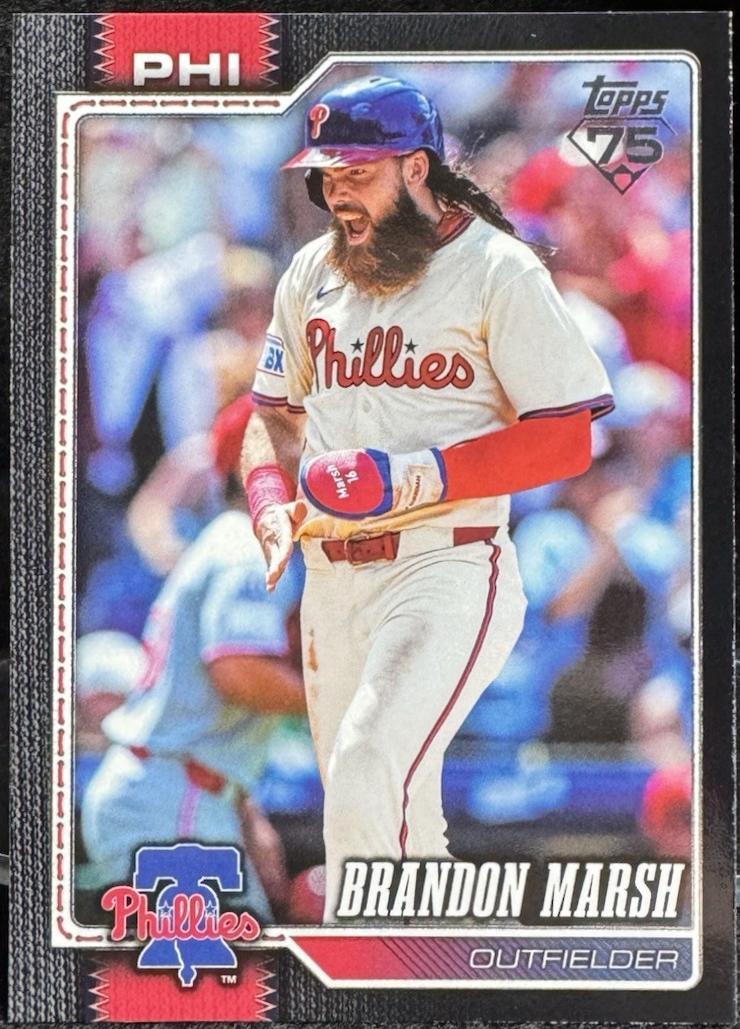 Brandon Marsh [Black Border] #335