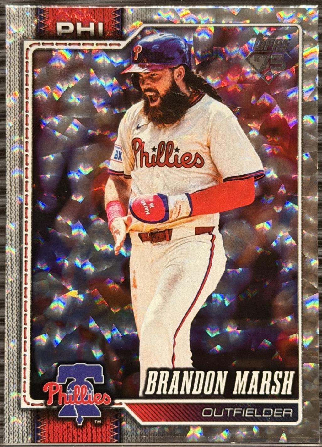 Brandon Marsh [Silver Crackleboard] #335