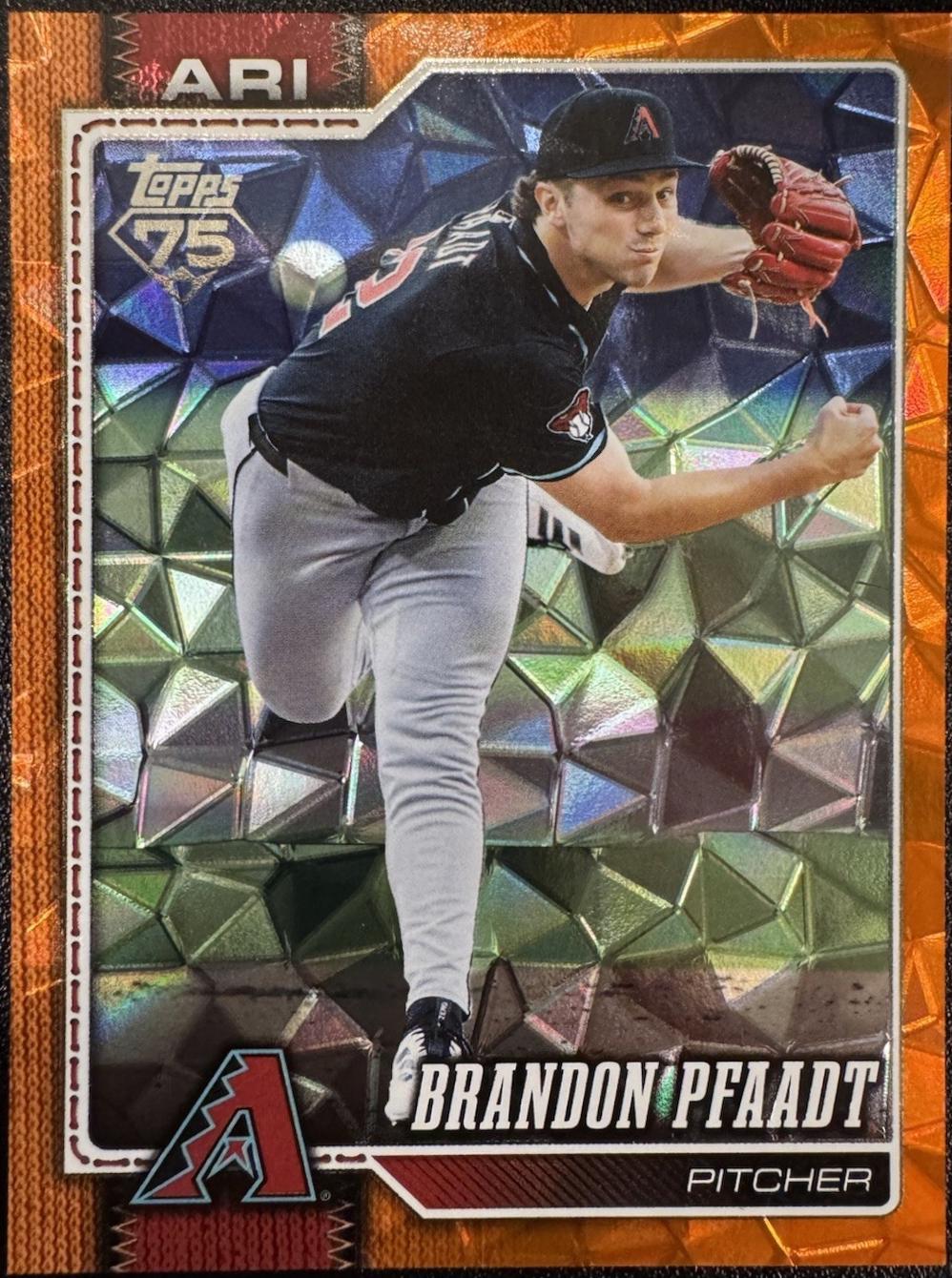 Brandon Pfaadt [Orange Sandglitter] #45