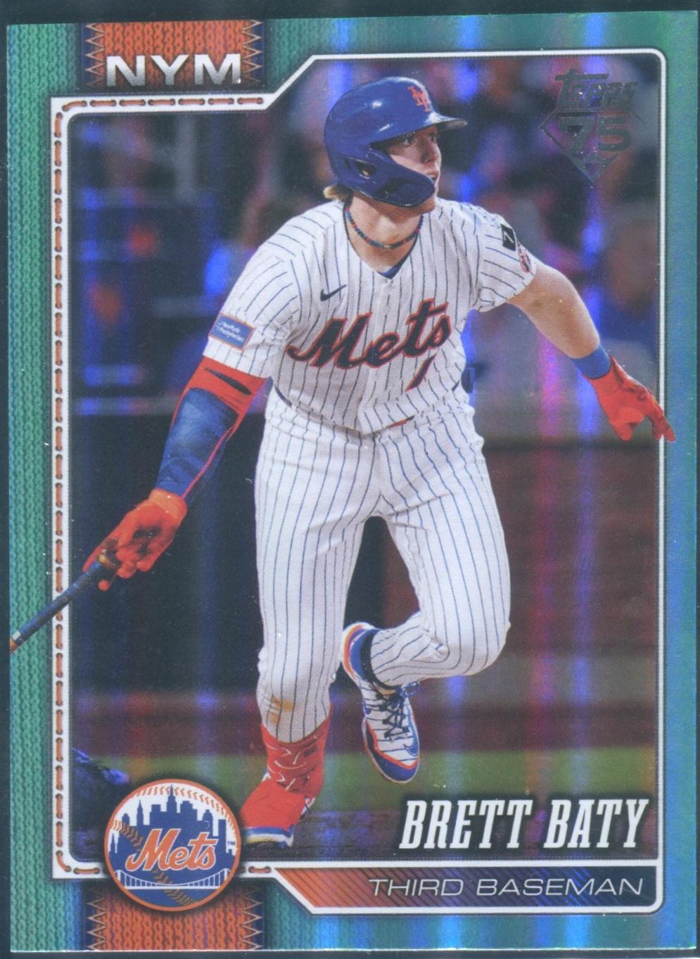 Brett Baty [Aqua Rainbow] #347