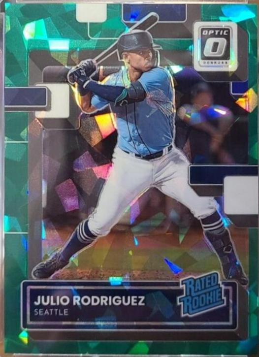 Julio Rodriguez [Cracked Ice Green] #97