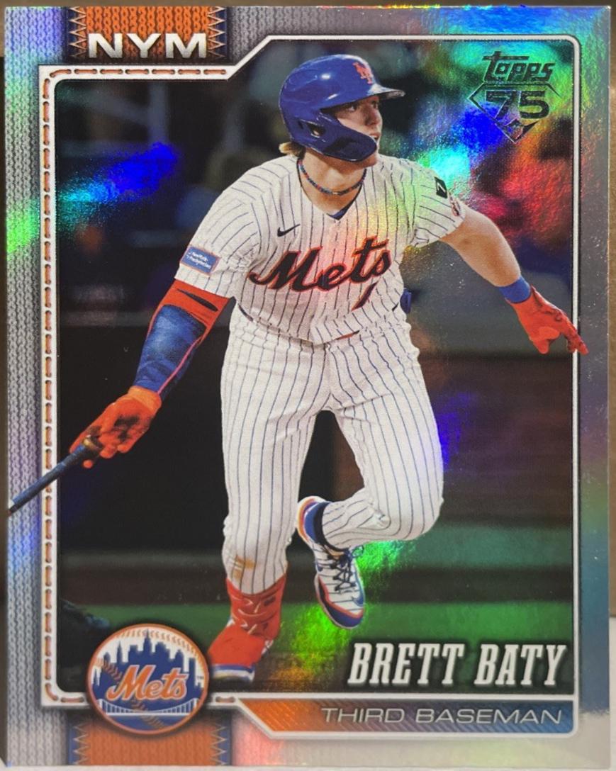Brett Baty [Silver Crackleboard] #347