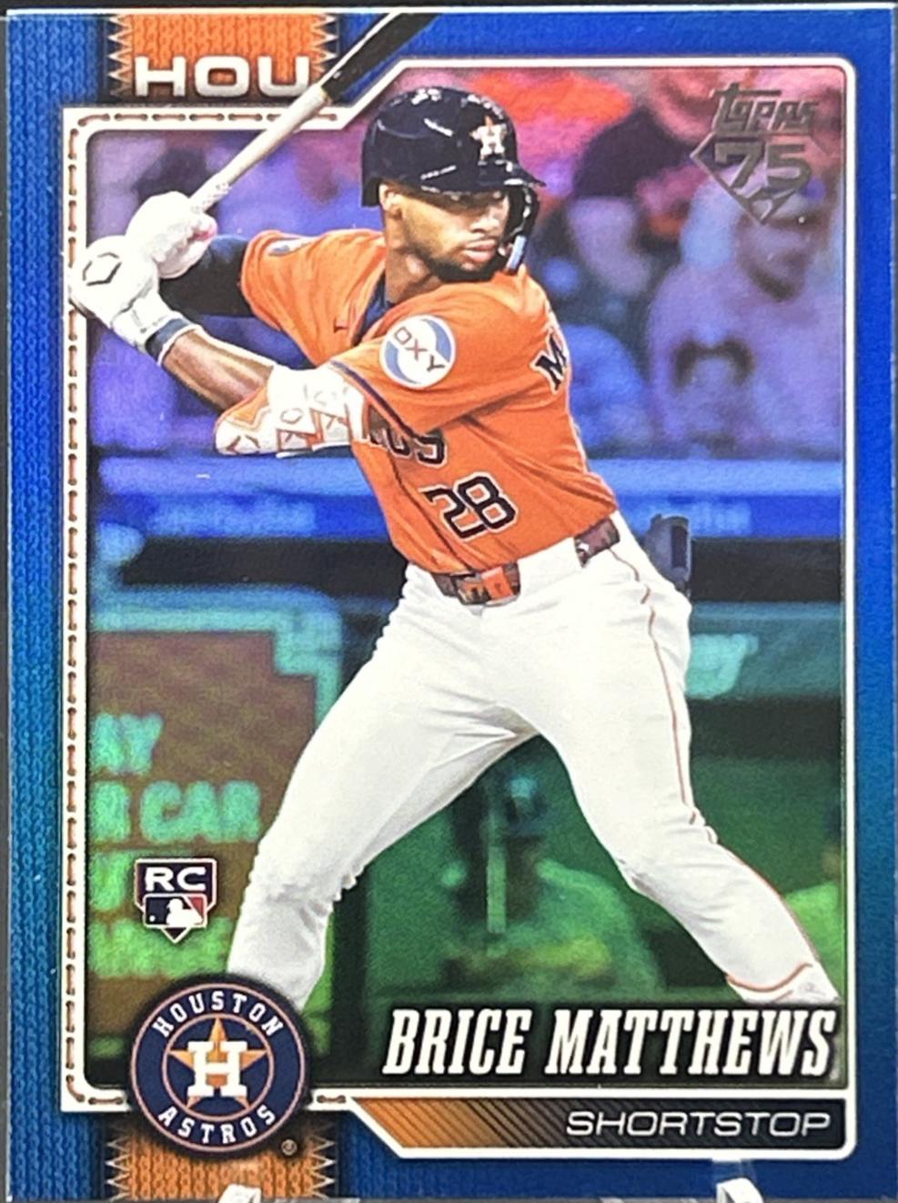 Brice Matthews [Blue Rainbow] #132
