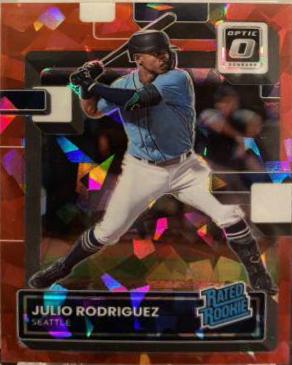 Julio Rodriguez [Cracked Ice Red] #97