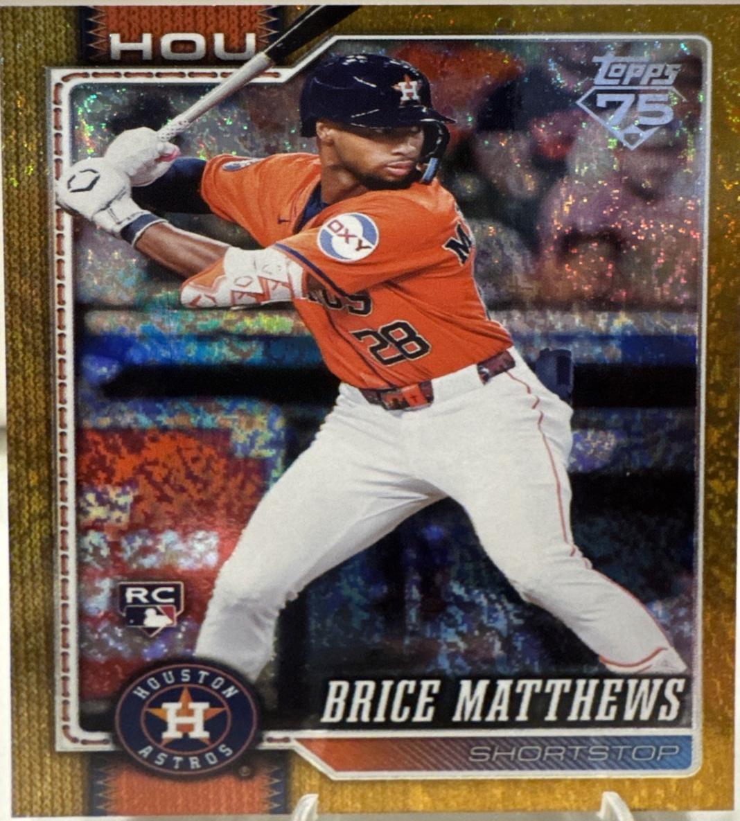 Brice Matthews [Gold Sandglitter] #132