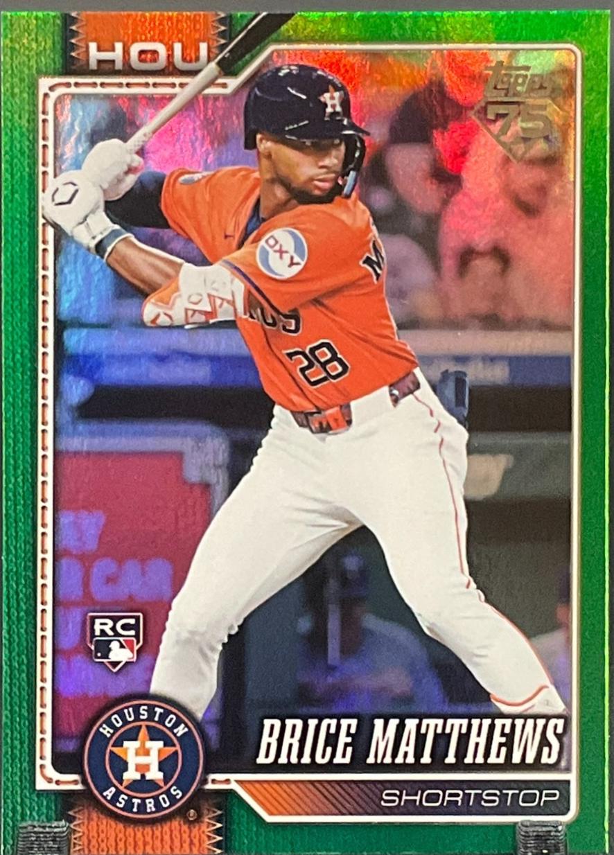 Brice Matthews [Green Rainbow] #132