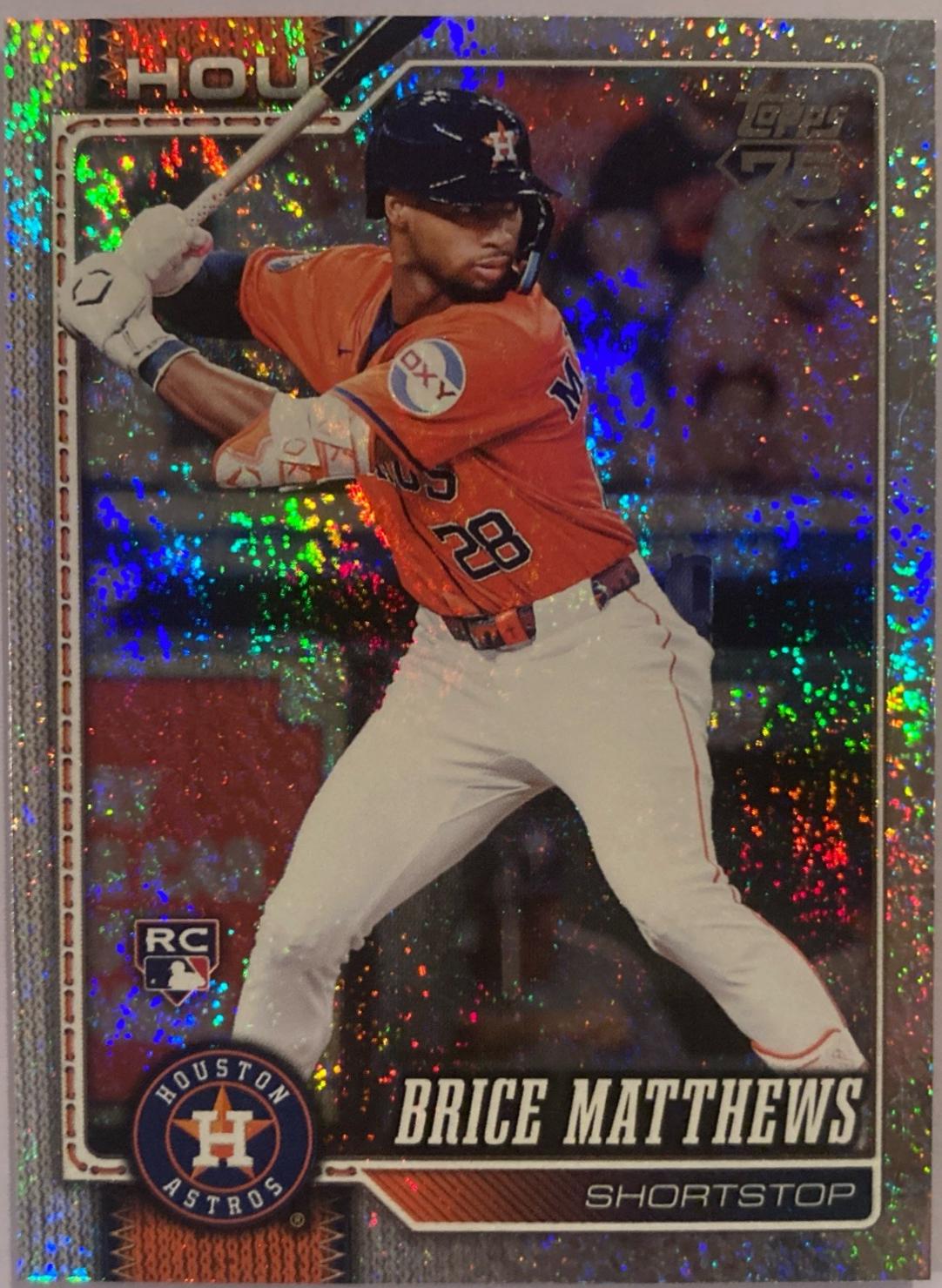 Brice Matthews [Topps Foil Pattern] #132