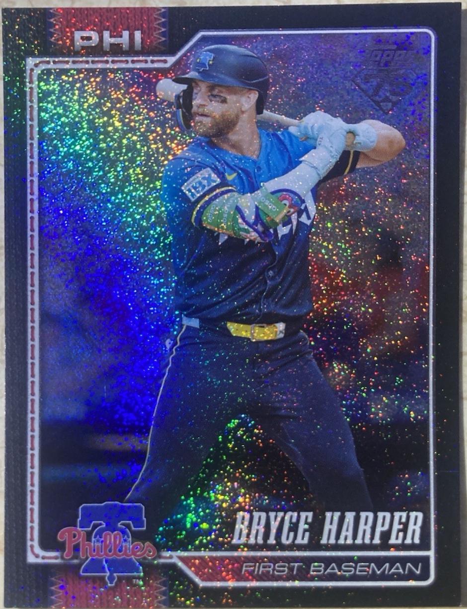 Bryce Harper [Black Sandglitter] #250