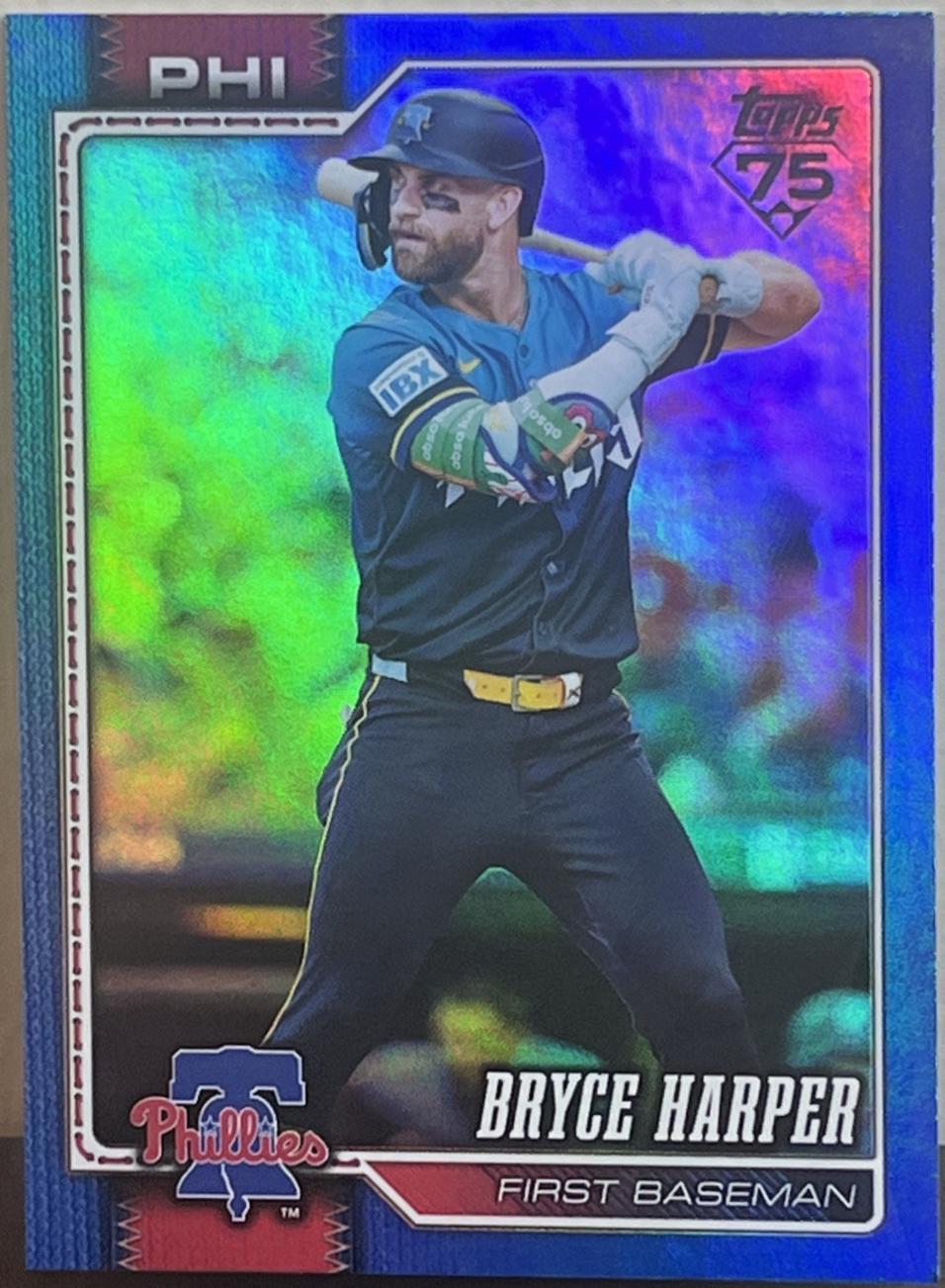 Bryce Harper [Blue Rainbow] #250