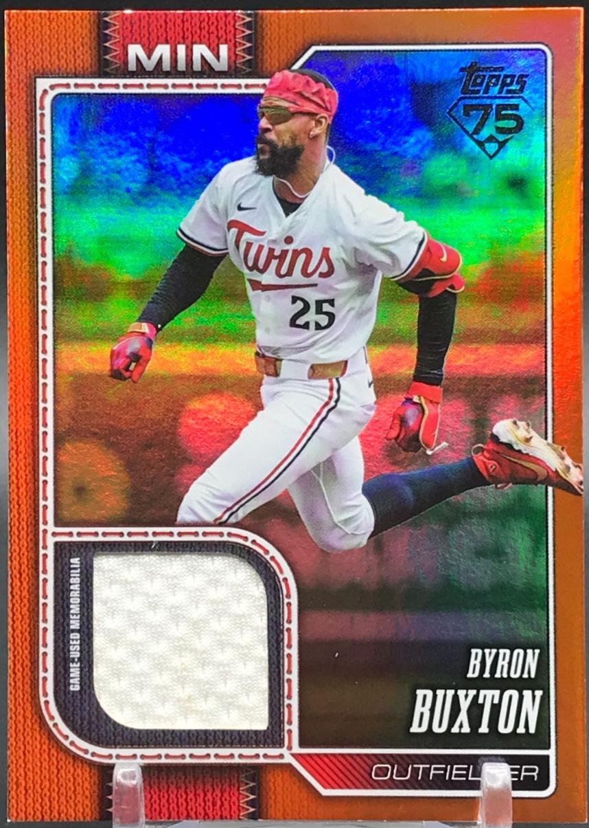 Byron Buxton [Orange Sandglitter] #255
