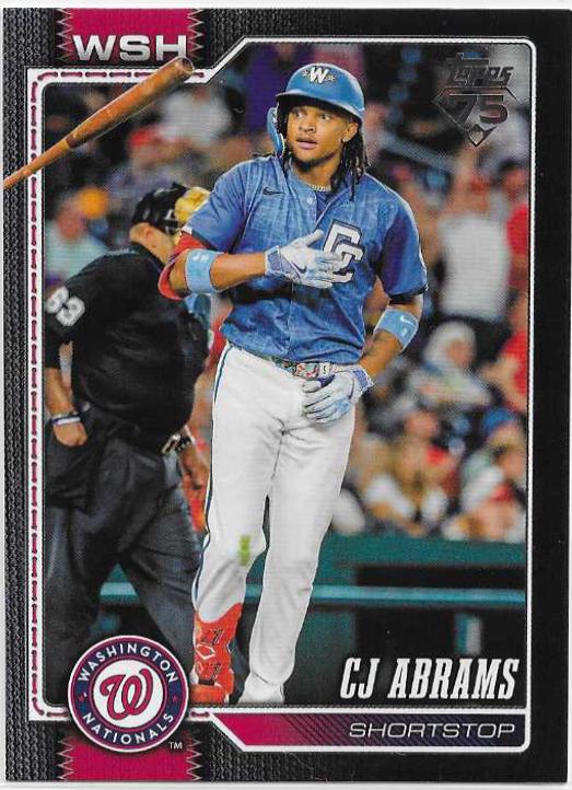 CJ Abrams [Black Border] #152