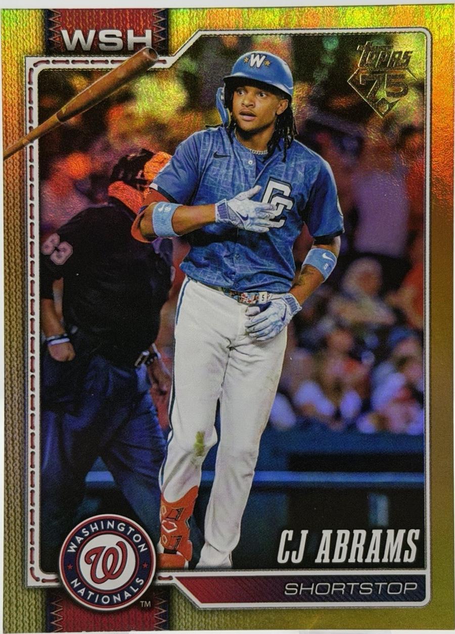 CJ Abrams [Gold Sandglitter] #152