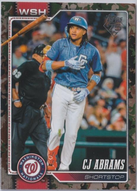 CJ Abrams [Memorial Day Camo] #152