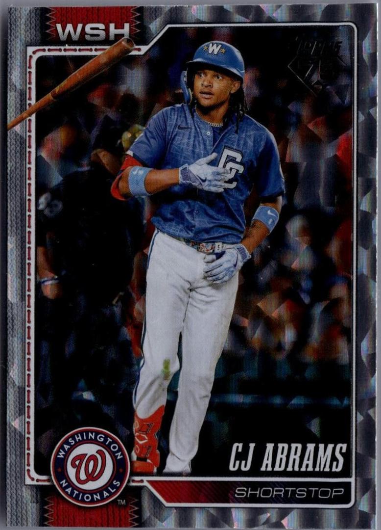 CJ Abrams [Silver Crackleboard] #152