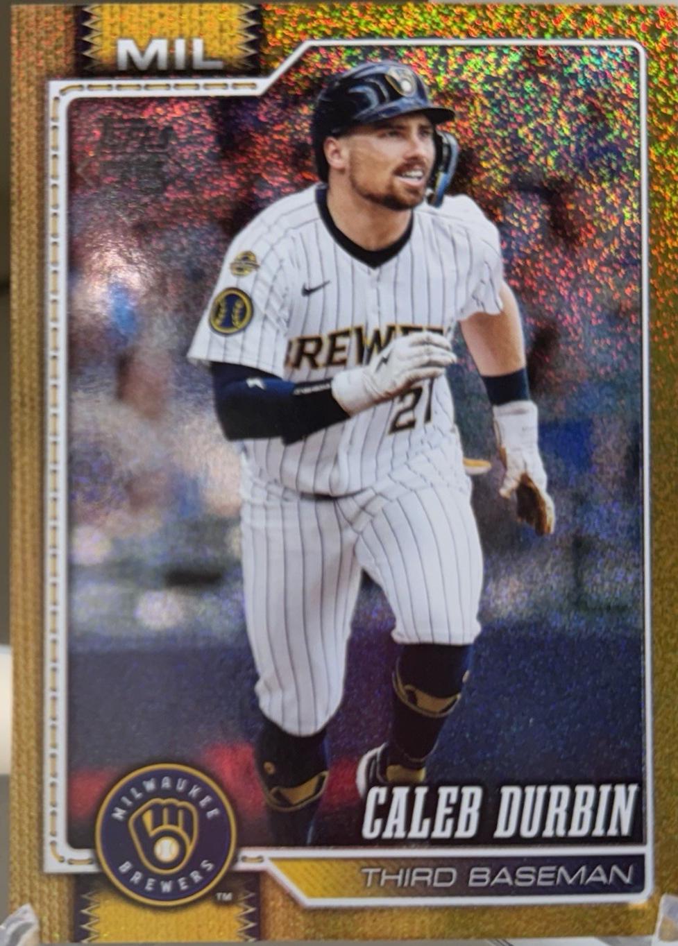 Caleb Durbin [Gold Sandglitter] #297