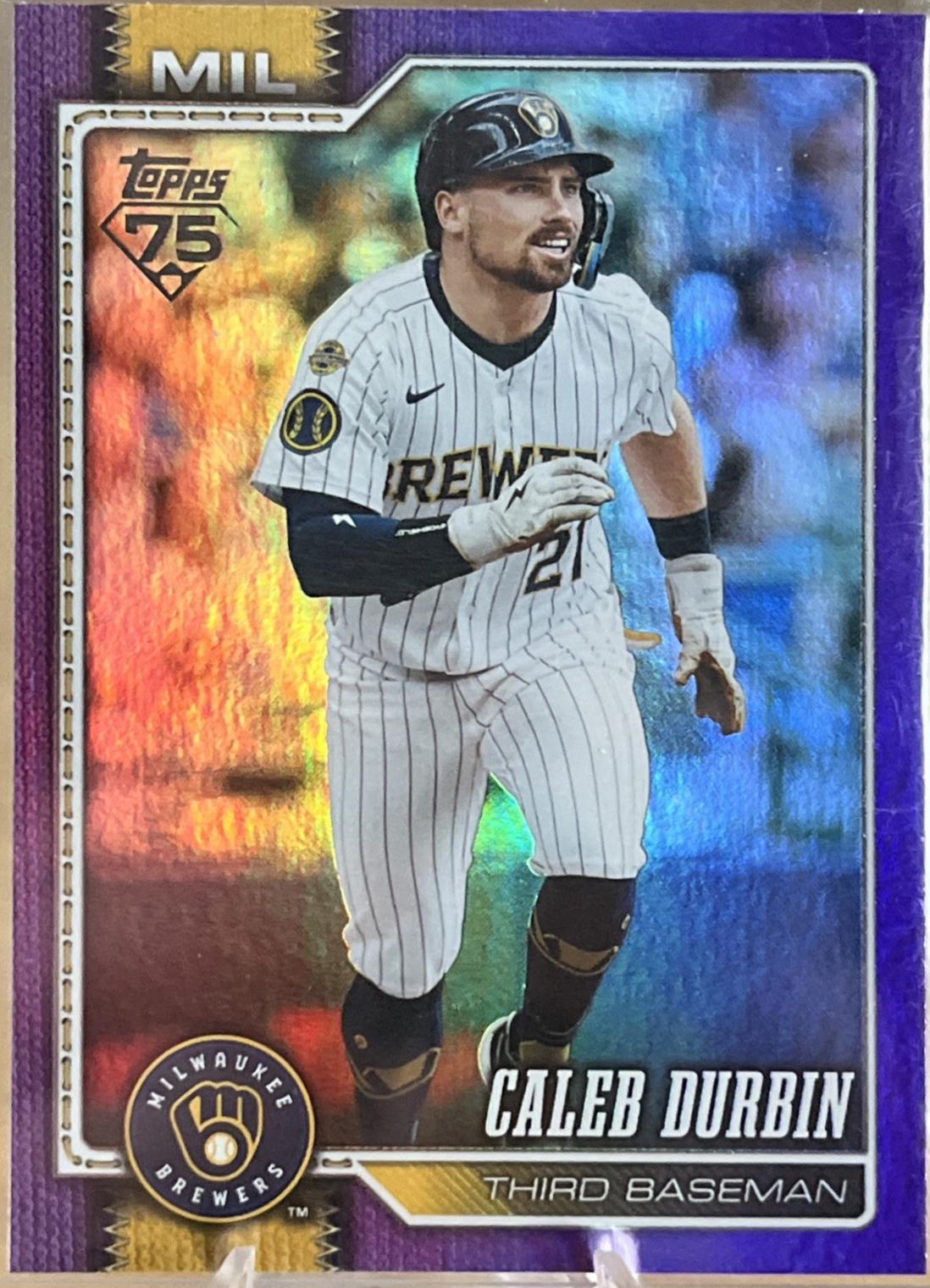 Caleb Durbin [Purple Rainbow] #297