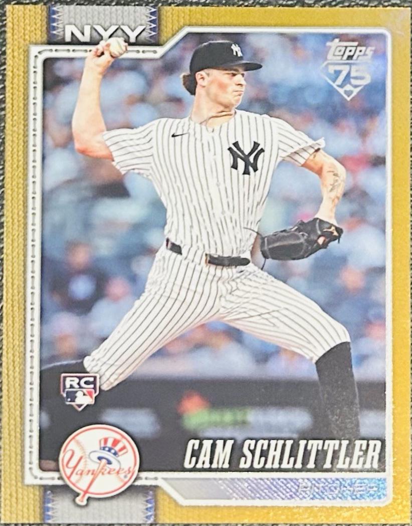 Cam Schlittler [Gold Sandglitter] #111