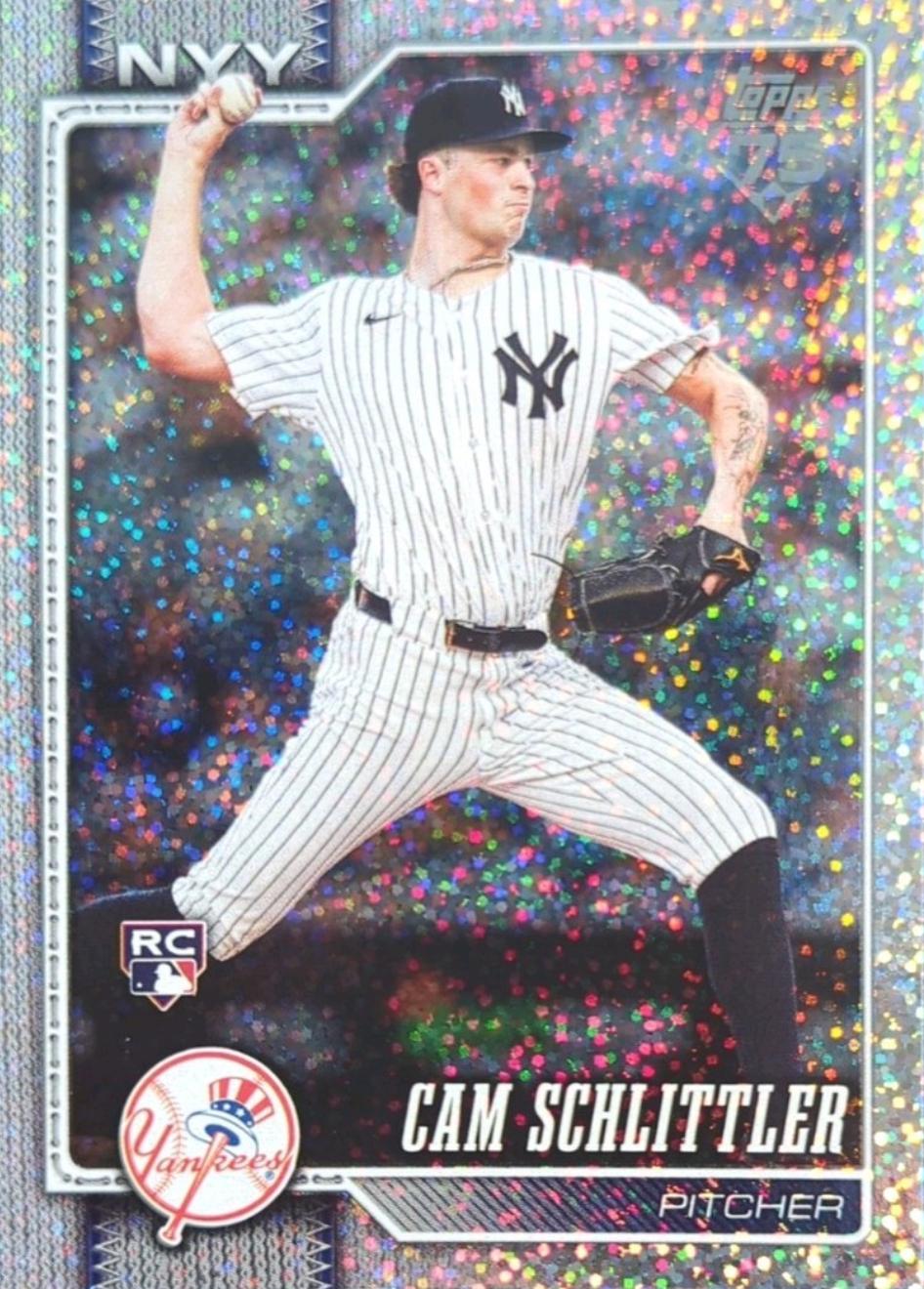 Cam Schlittler [Silver Crackleboard] #111