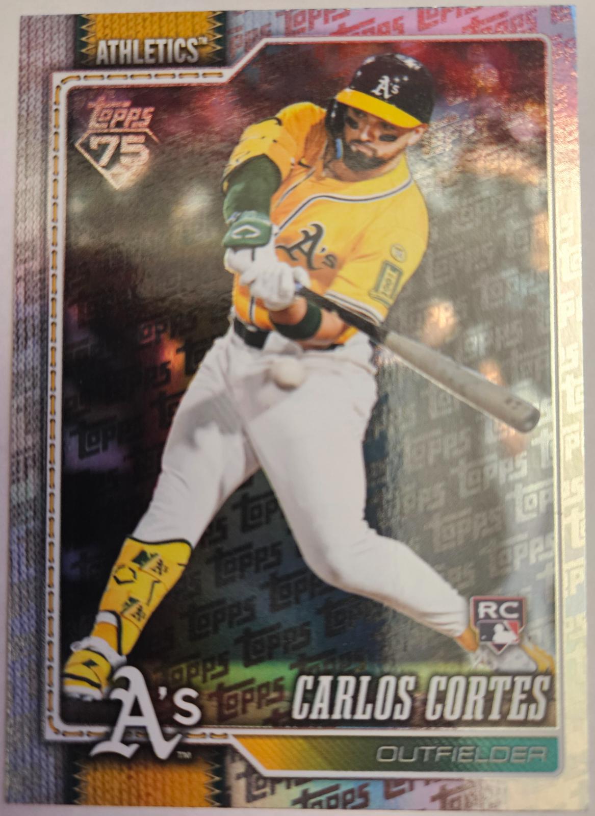 Carlos Cortes [Topps Foil Pattern] #249