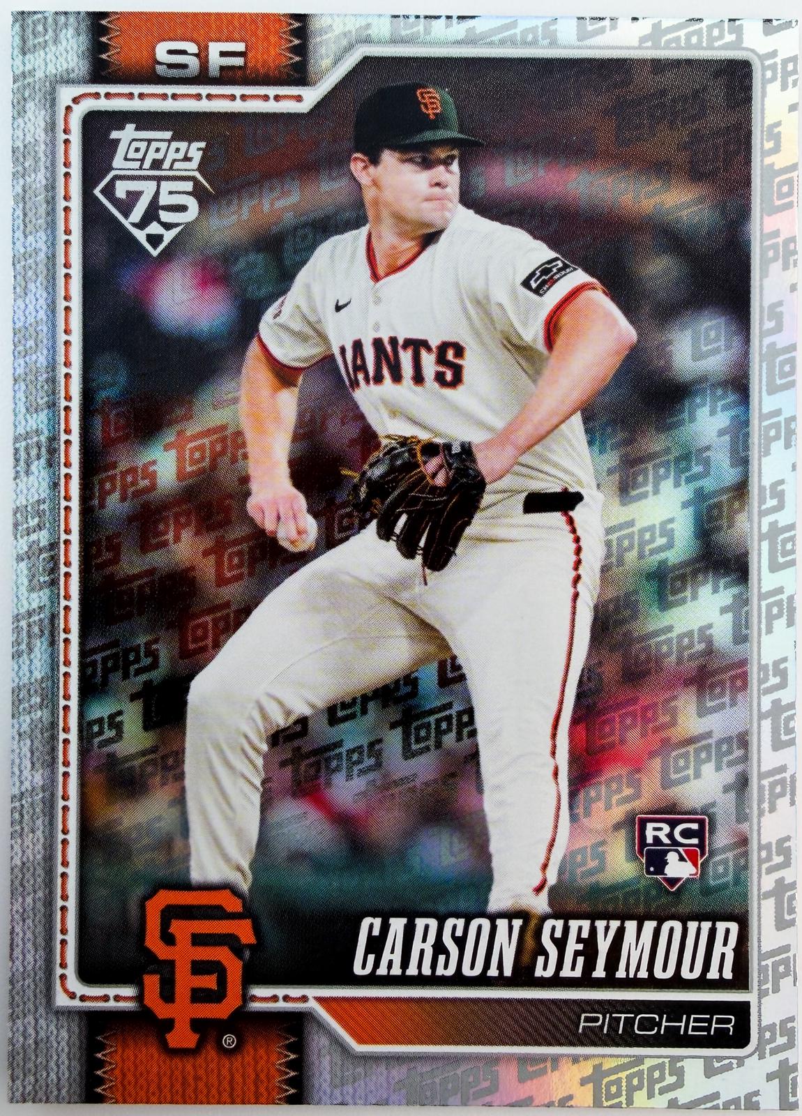 Carson Seymour [Topps Foil Pattern] #112
