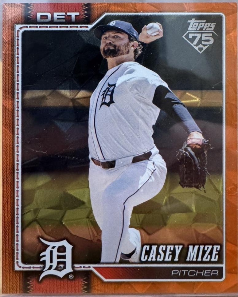 Casey Mize [Orange Sandglitter] #16