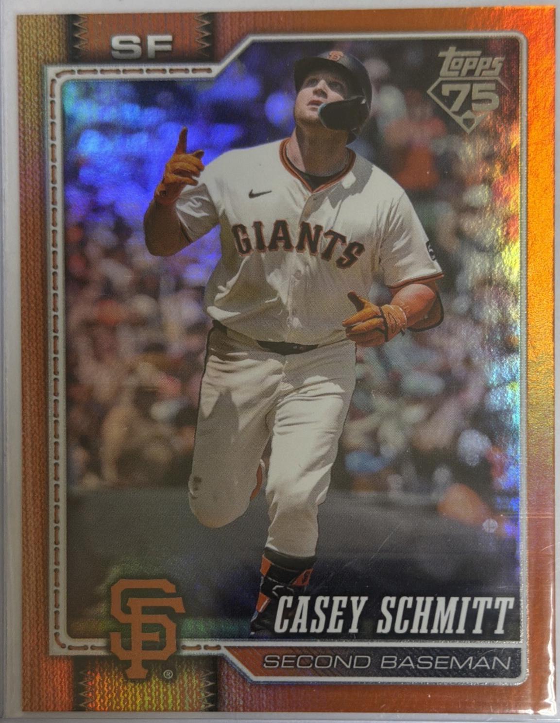 Casey Schmitt [Orange Sandglitter] #57