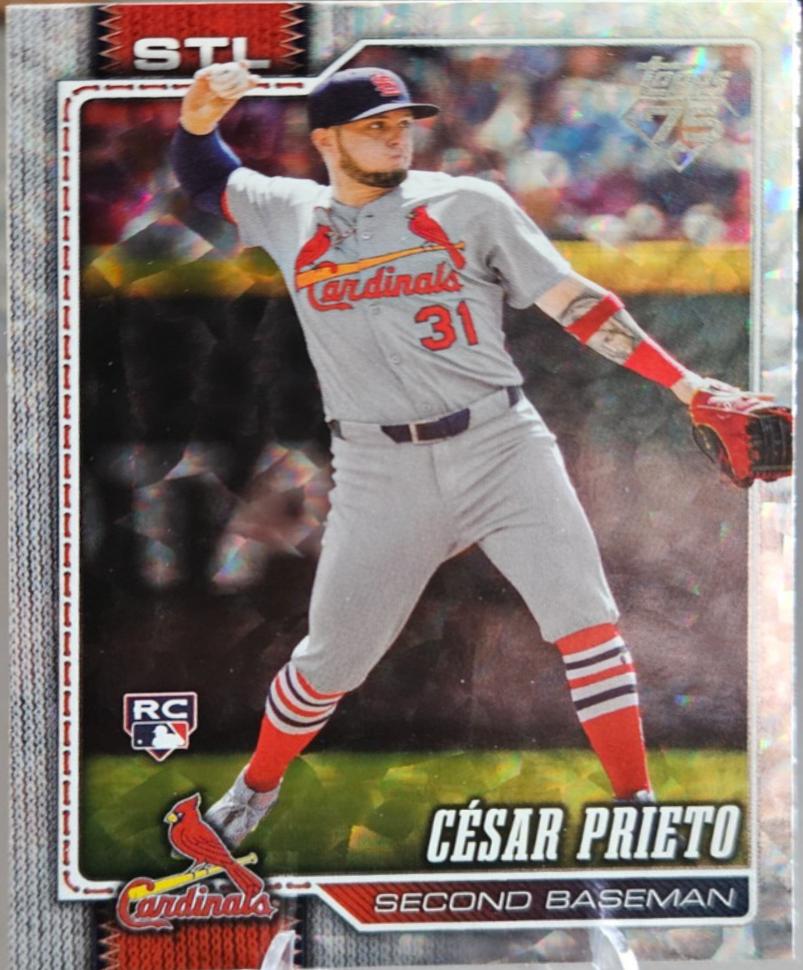 Cesar Prieto [Silver Crackleboard] #95