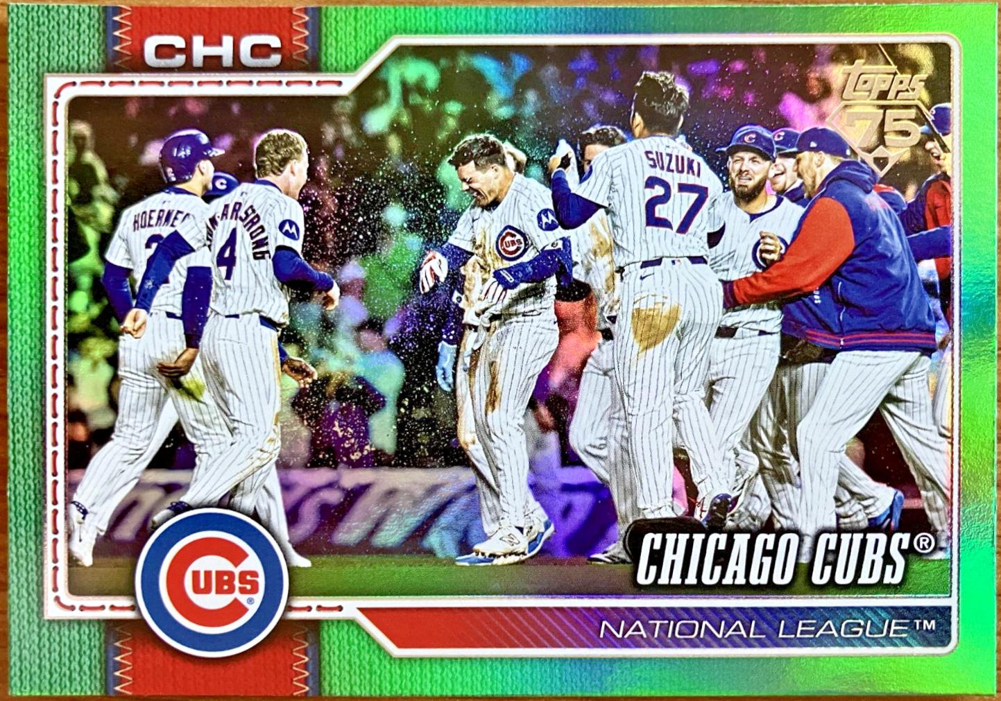Chicago Cubs [Green Diamante] #320