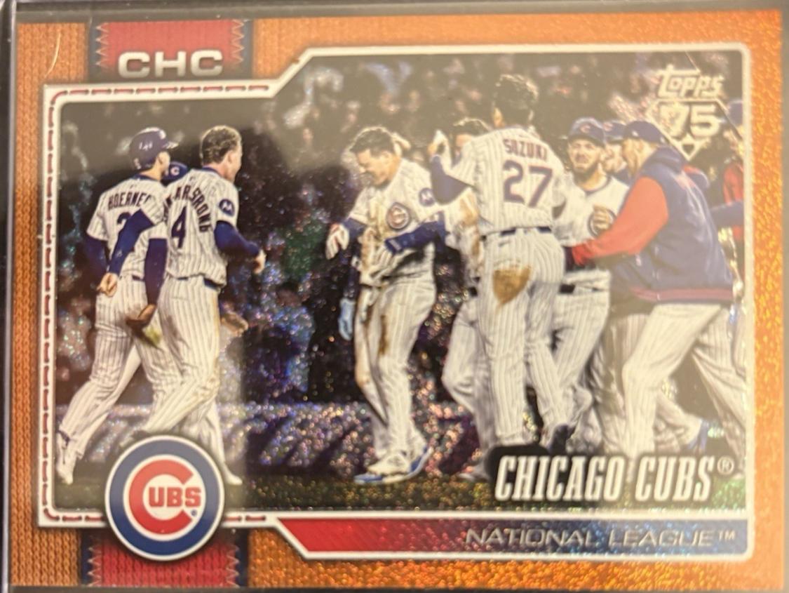 Chicago Cubs [Orange Sandglitter] #320