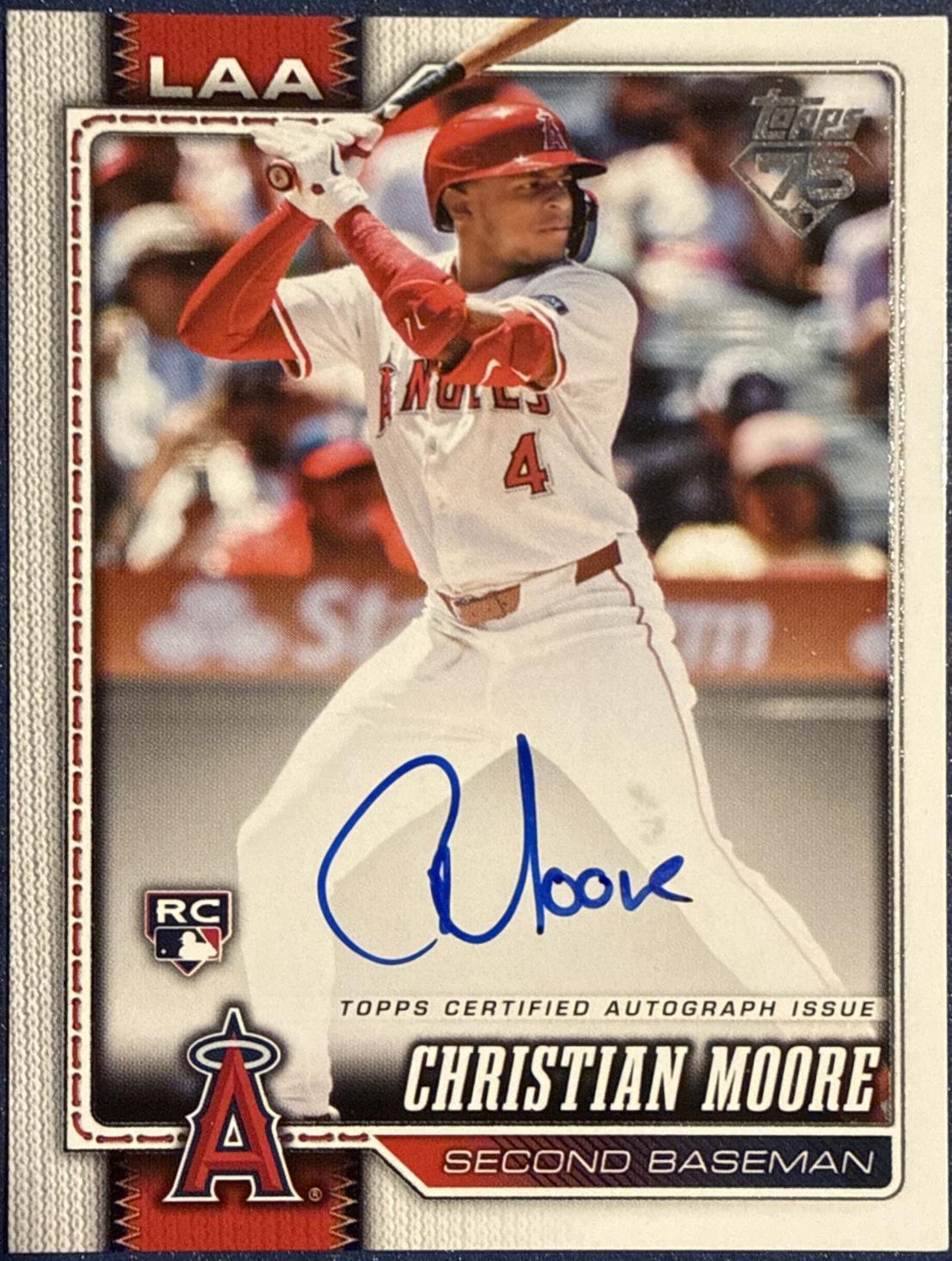 Christian Moore [1952 Variation Autograph] #147